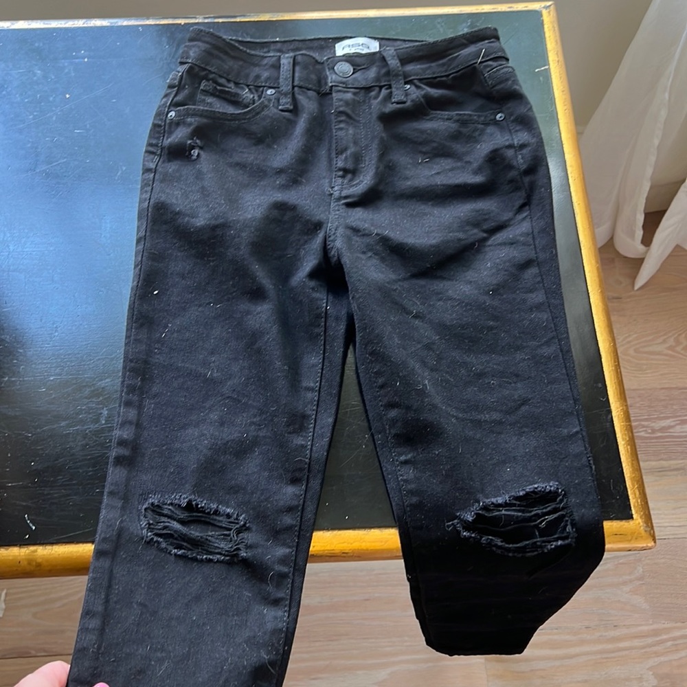 Tillys, black jeans, kids 8, never worn